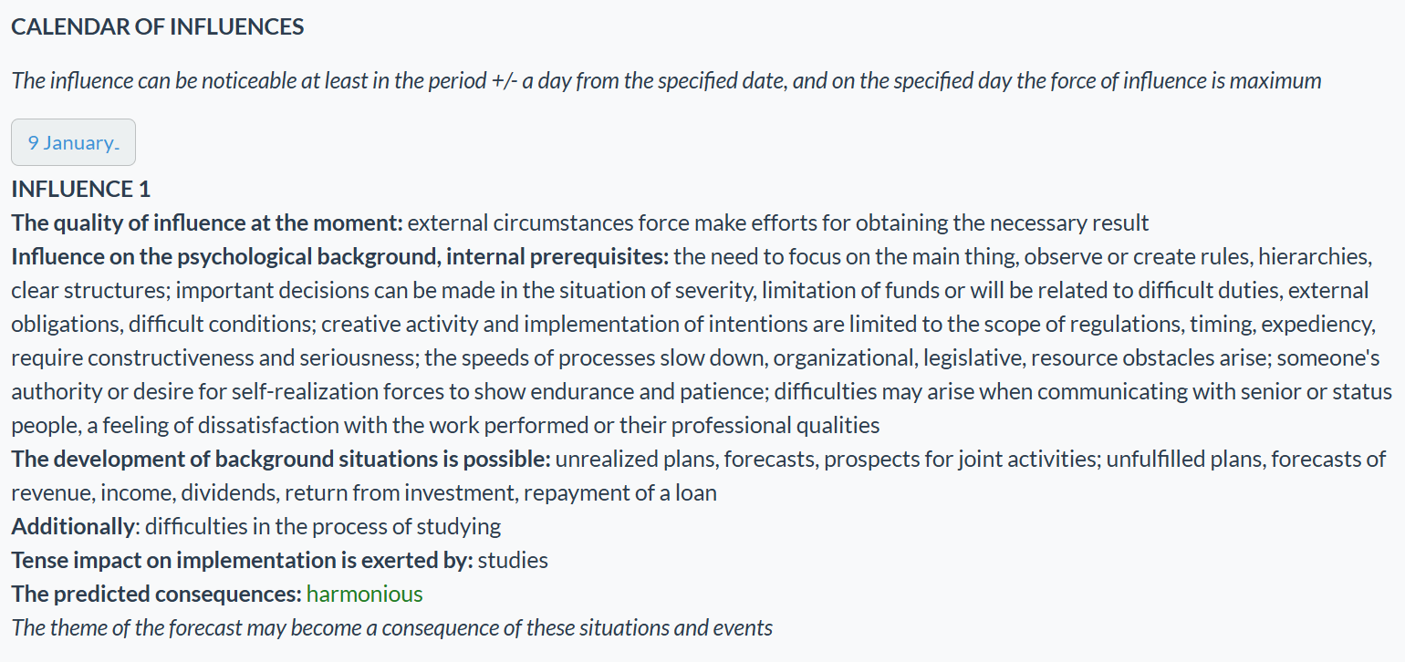 astrological forecast