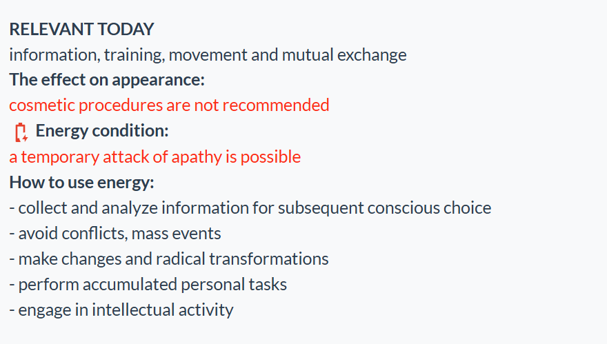 astrological forecast